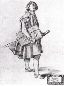 Spitzweg as City Clerk of Nuremberg by Jan Vermeer van Delft